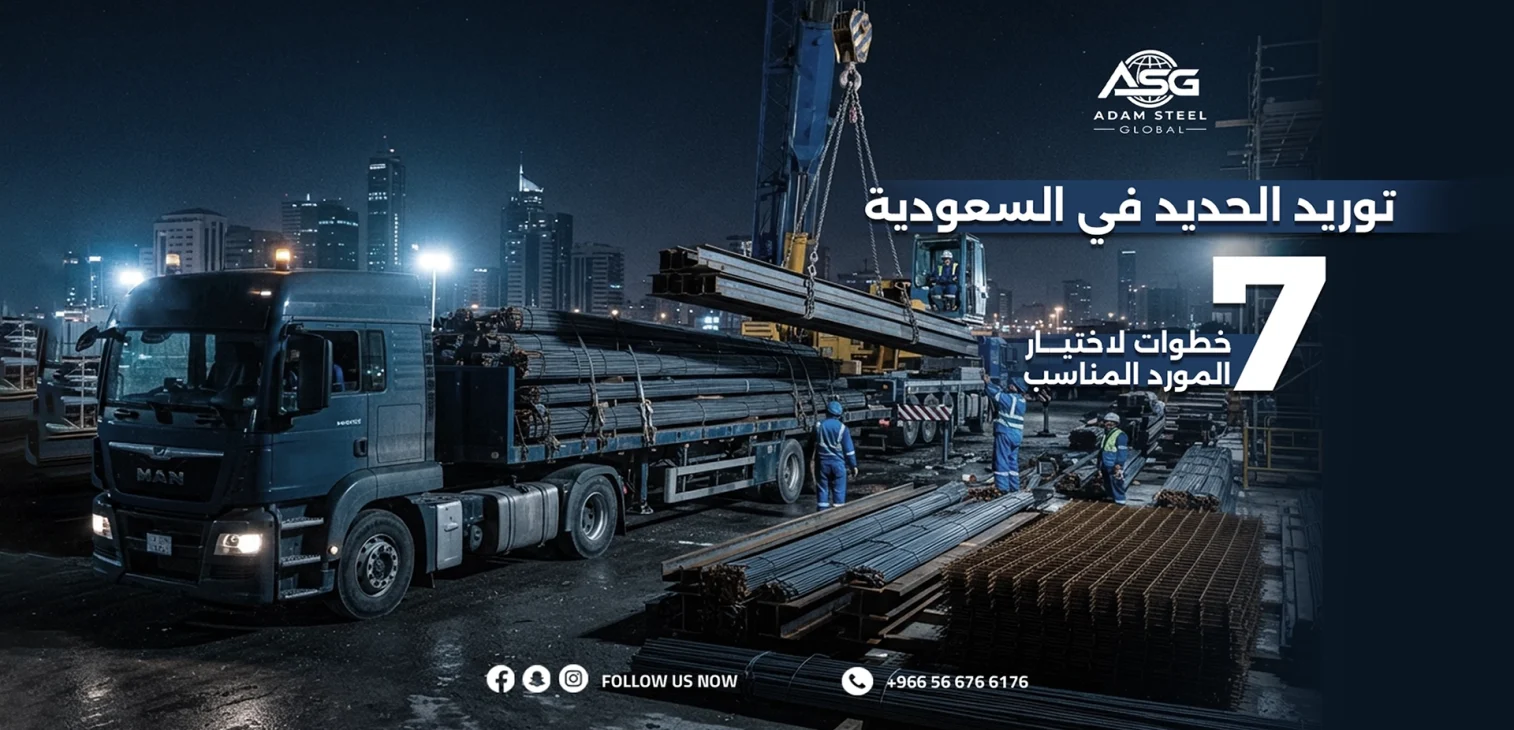 توريد الحديد في السعودية: 7 خطوات لاختيار المورد المناسب